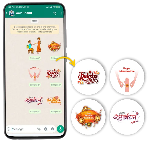 Raksha Bandhan whatsapp sticker